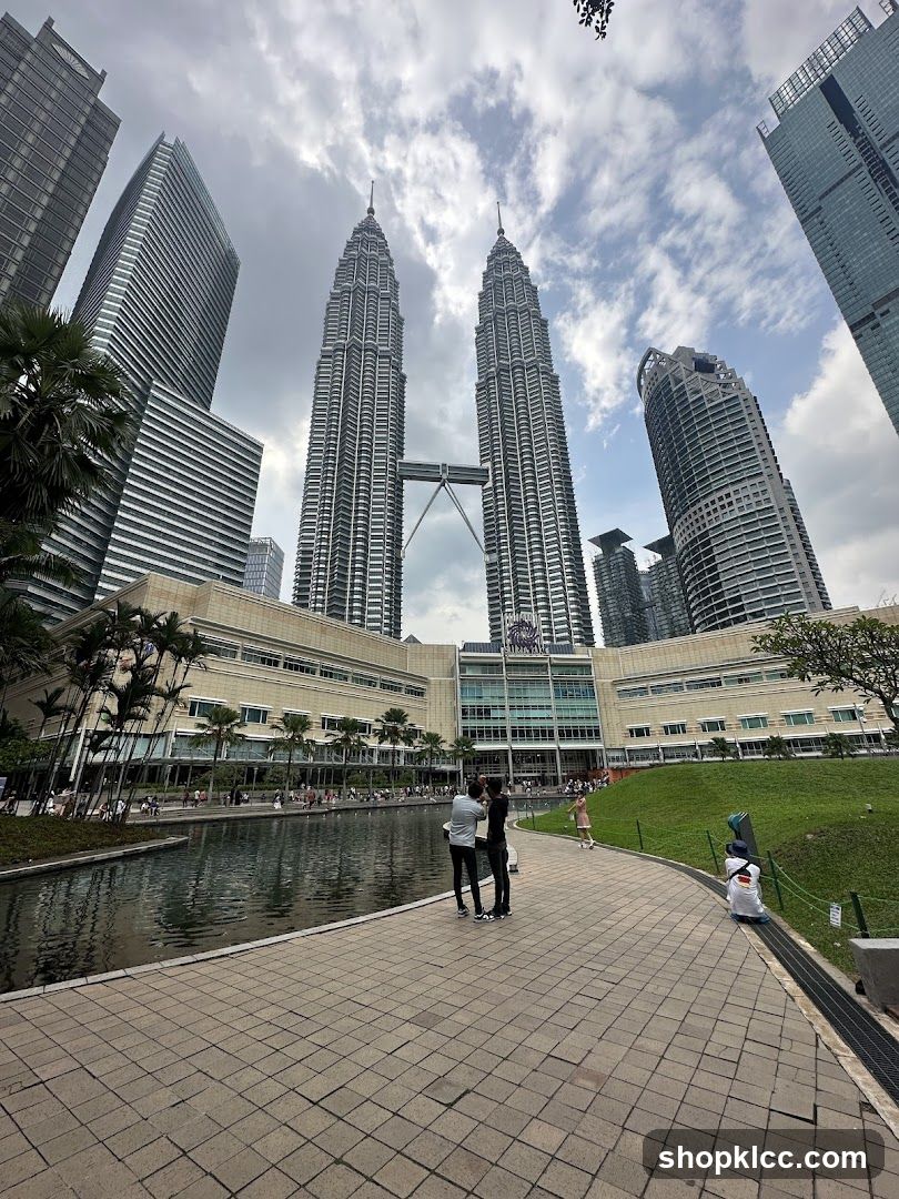 Petronas Towers and surrounding area