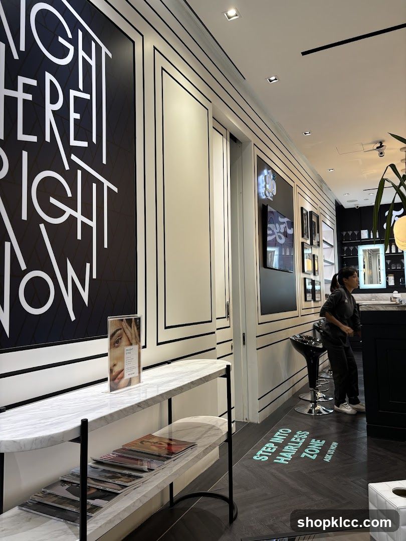 Interior of a modern salon