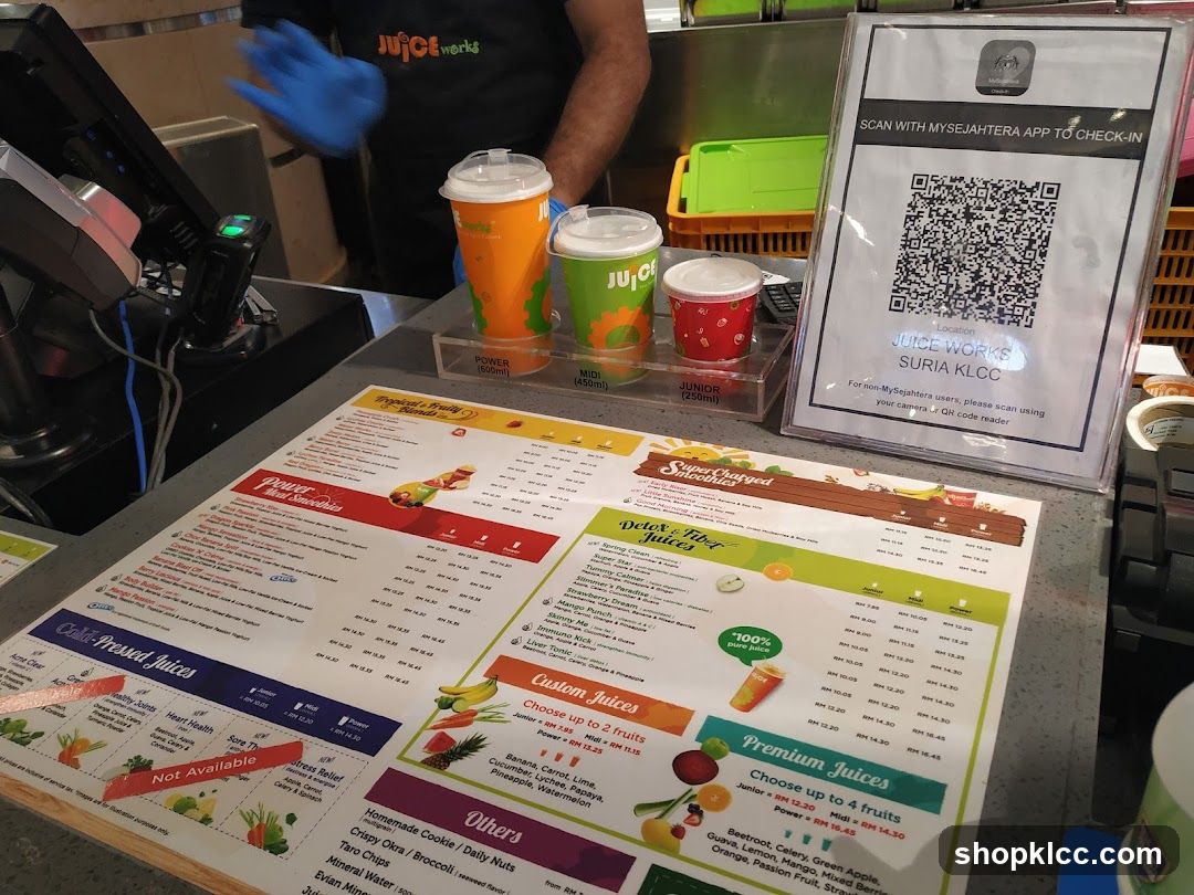 Juice Works Menu