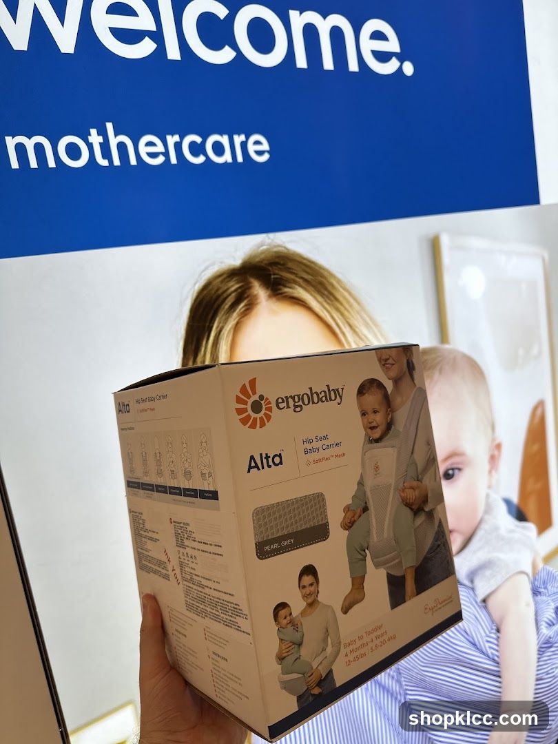 Mothercare Welcome Sign and Ergobaby Carrier Box