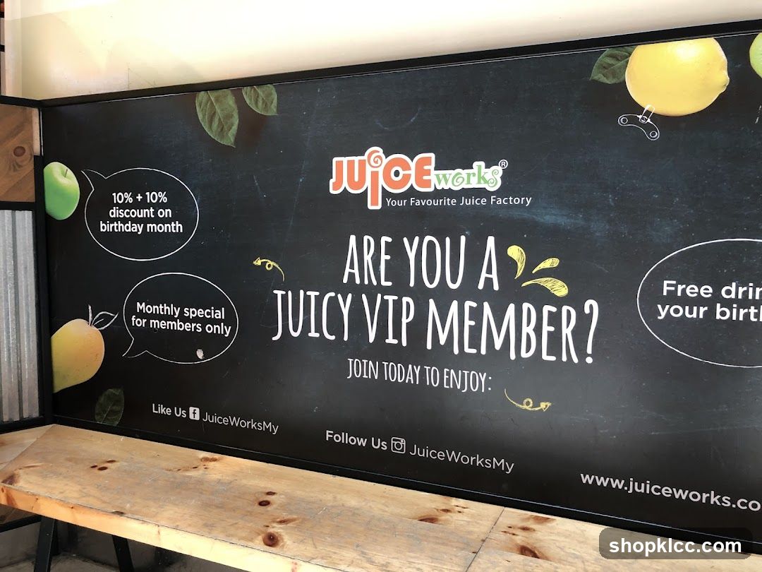 Juice Works VIP Membership Promotion
