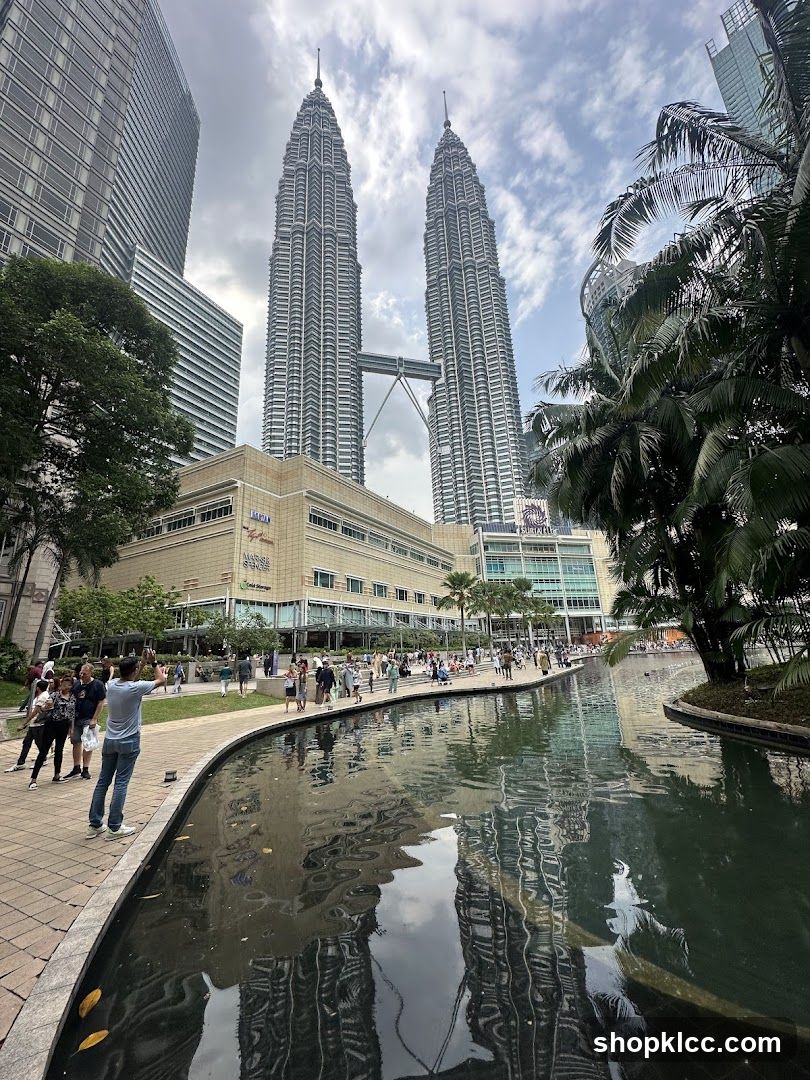 Petronas Towers and Reflecting Pool