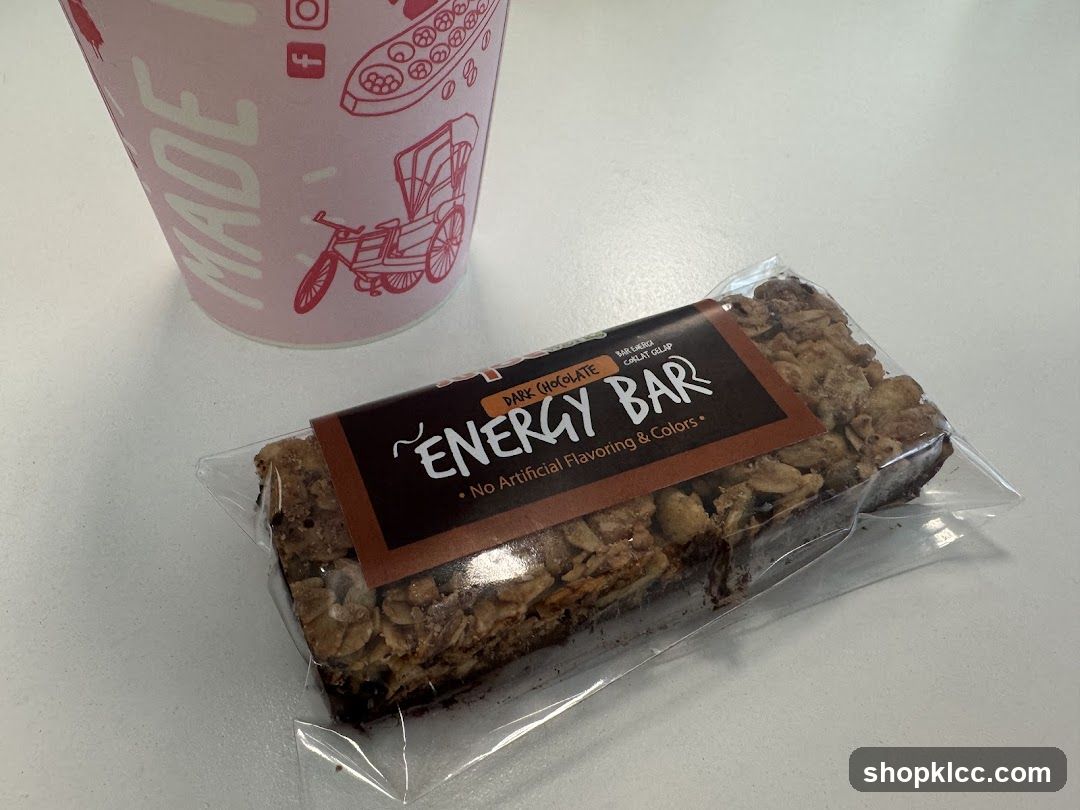 Energy Bar and Cup