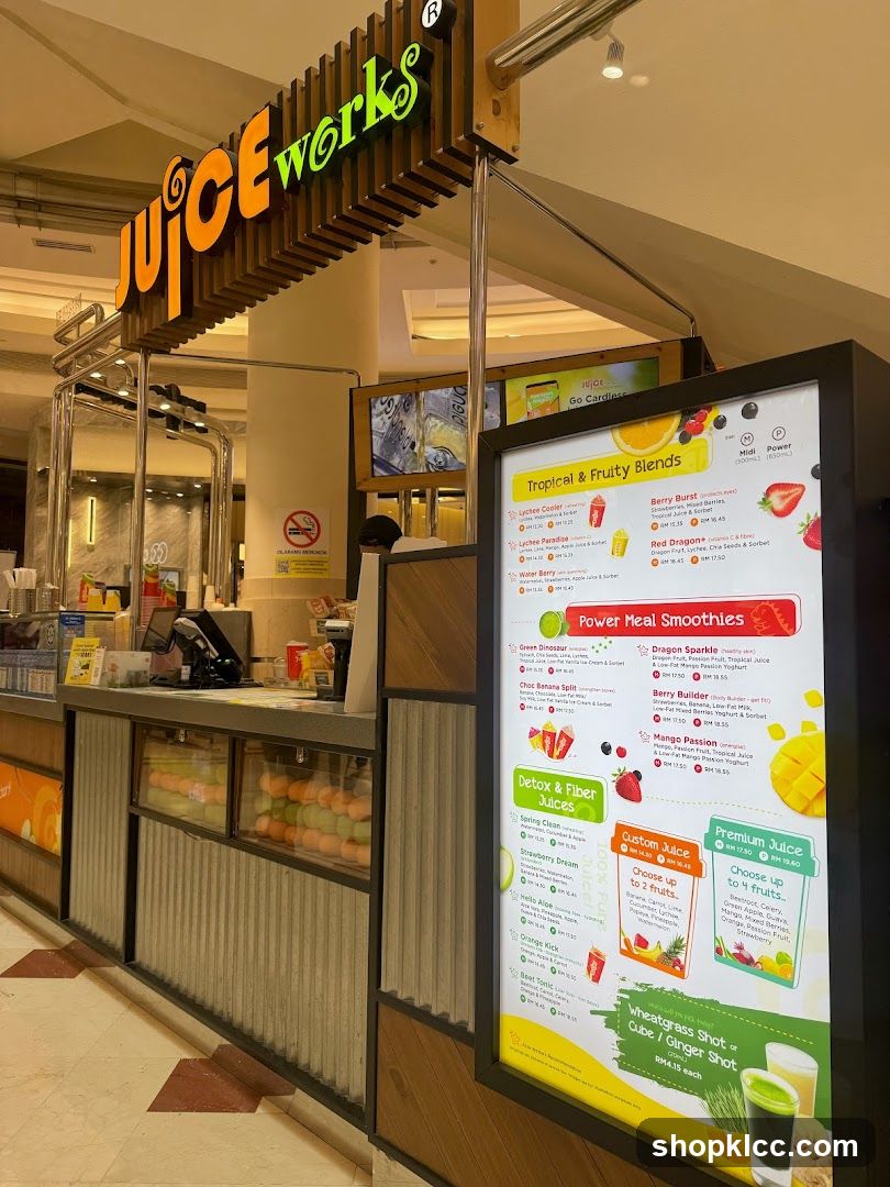 Juice Works Menu