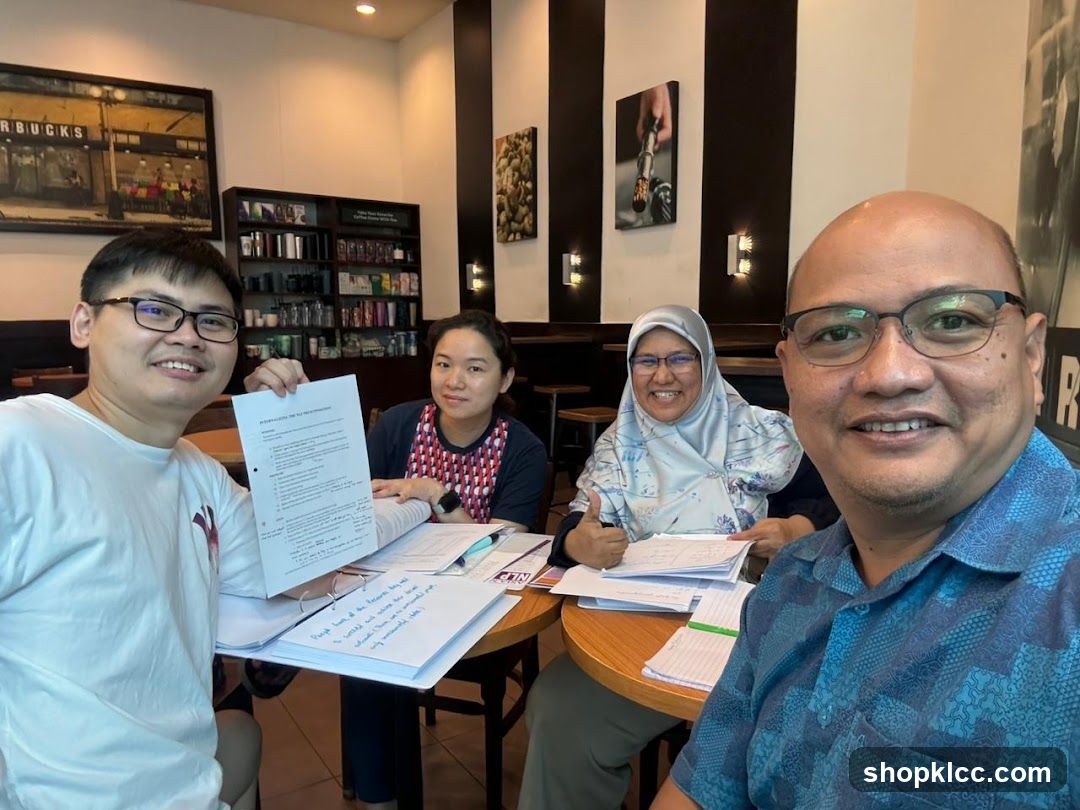 Group in a coffee shop
