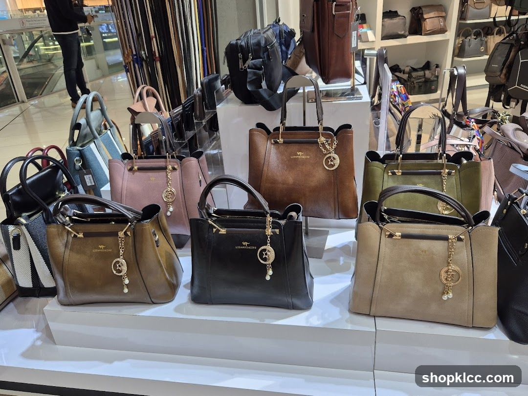 Handbags on Display