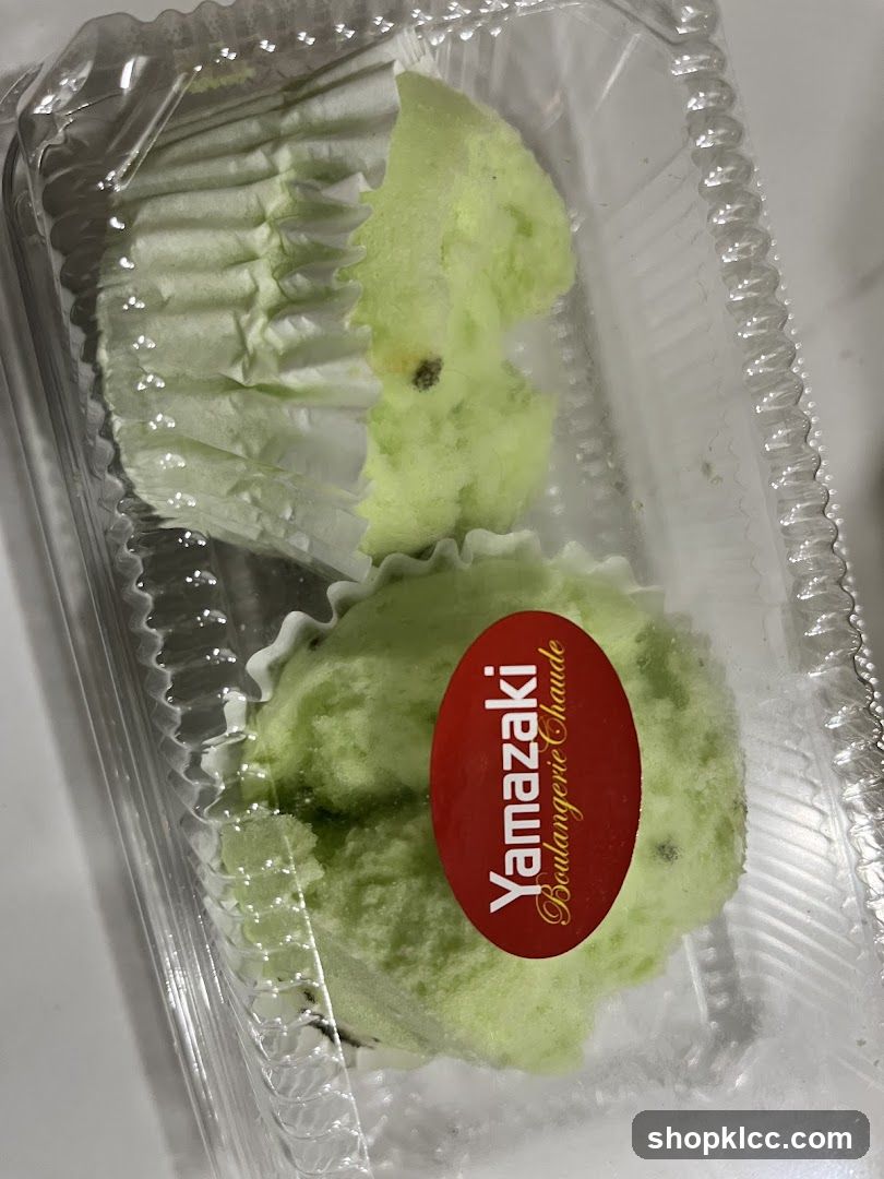 Green Cakes in Container