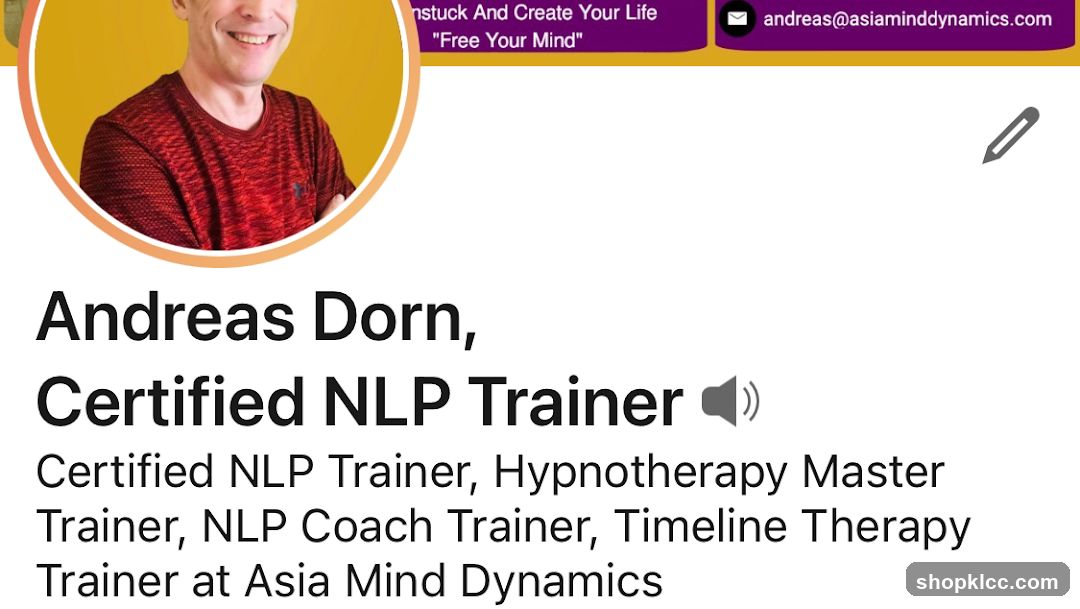 Andreas Dorn - Certified NLP Trainer Profile