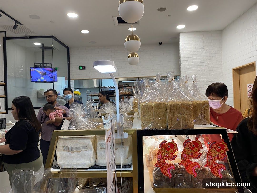 Bakery Interior with Customers