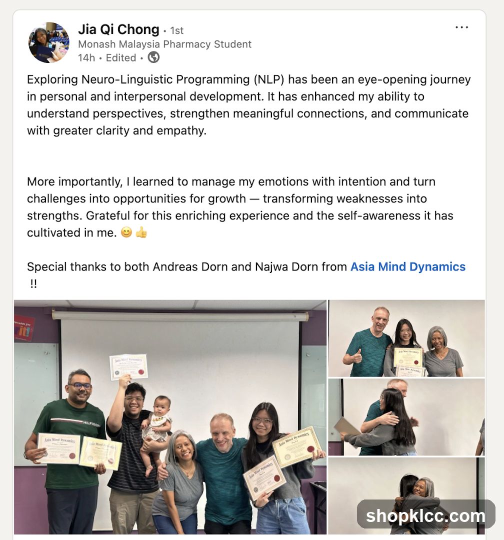 NLP Course Completion Celebration