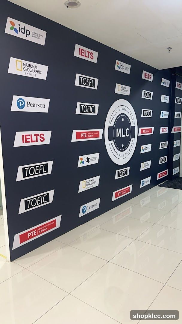 MLC Language Center Wall Display