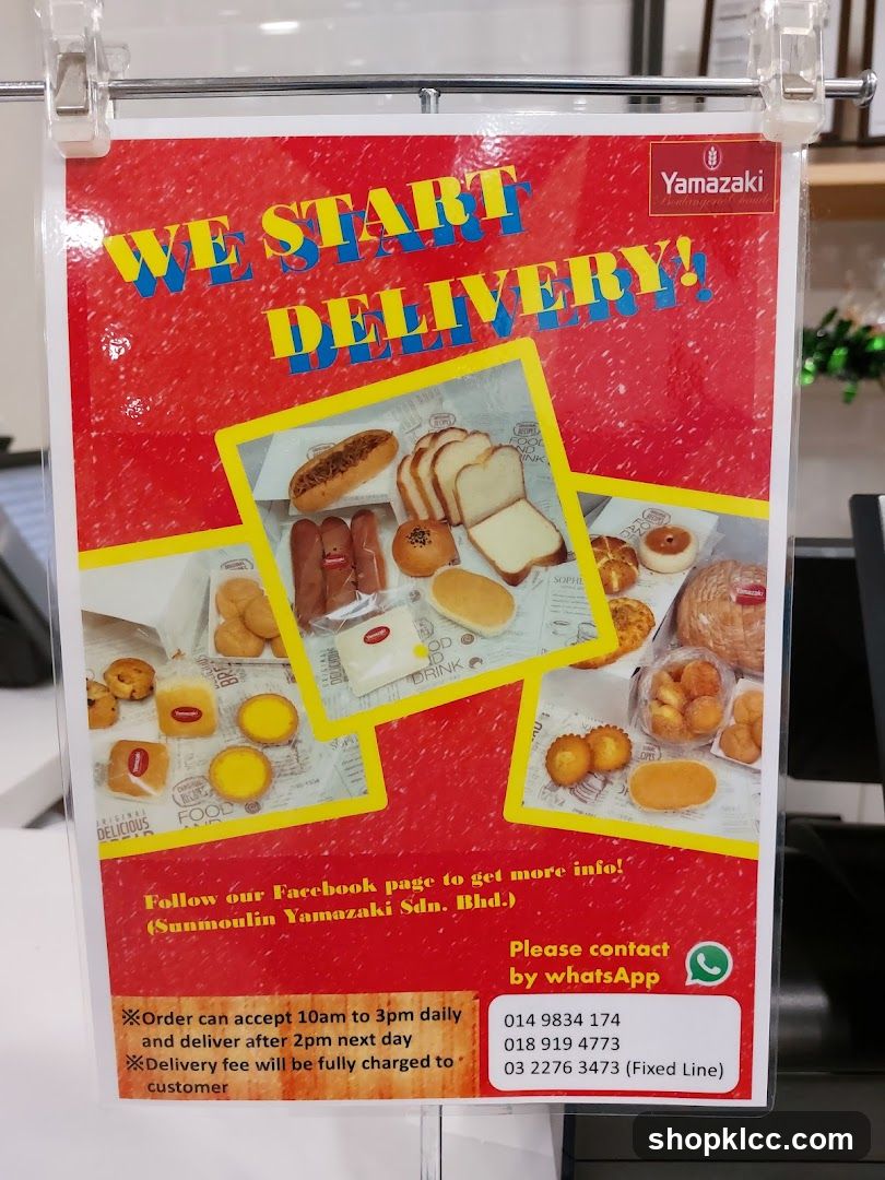 Yamazaki Delivery Announcement