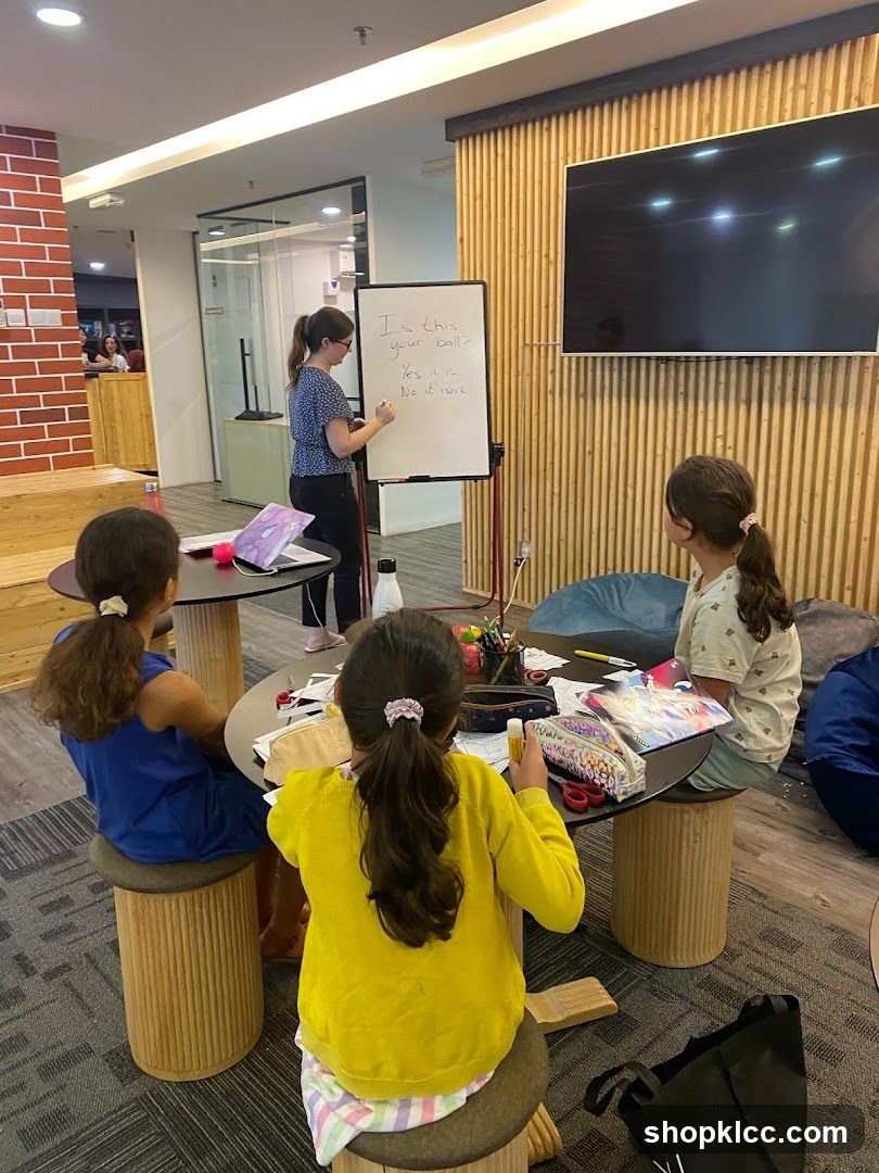Children's Art Class Session