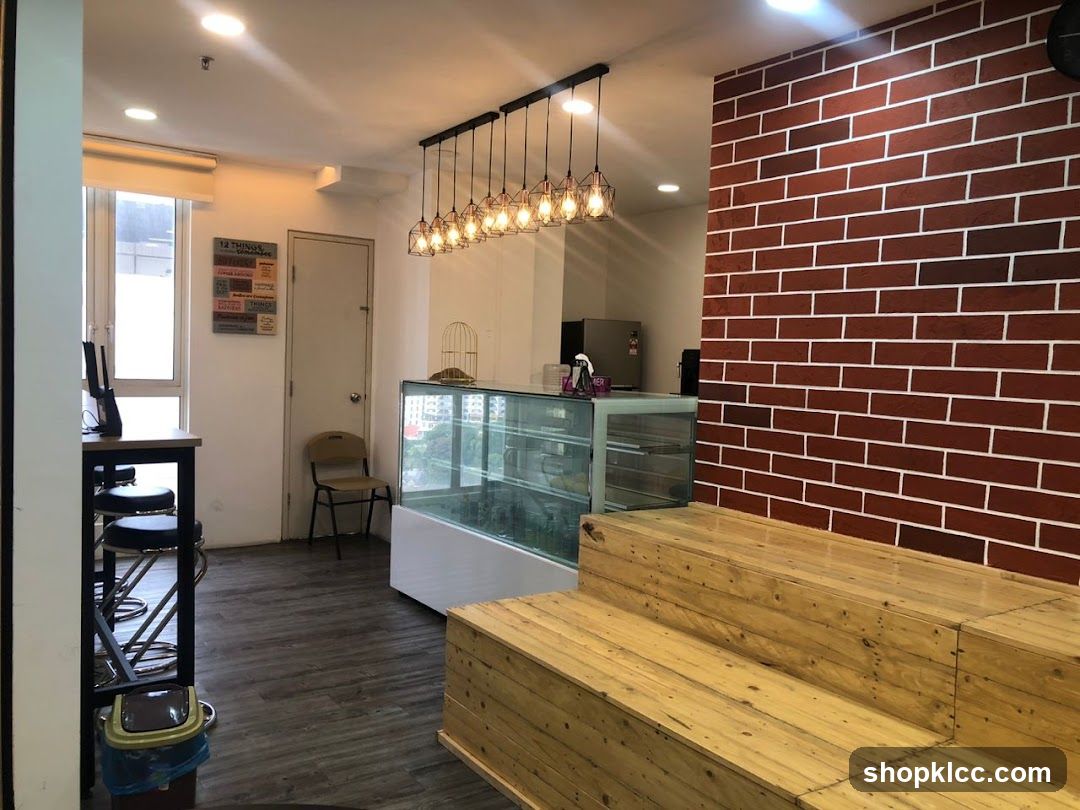 Interior of a modern cafe or shop