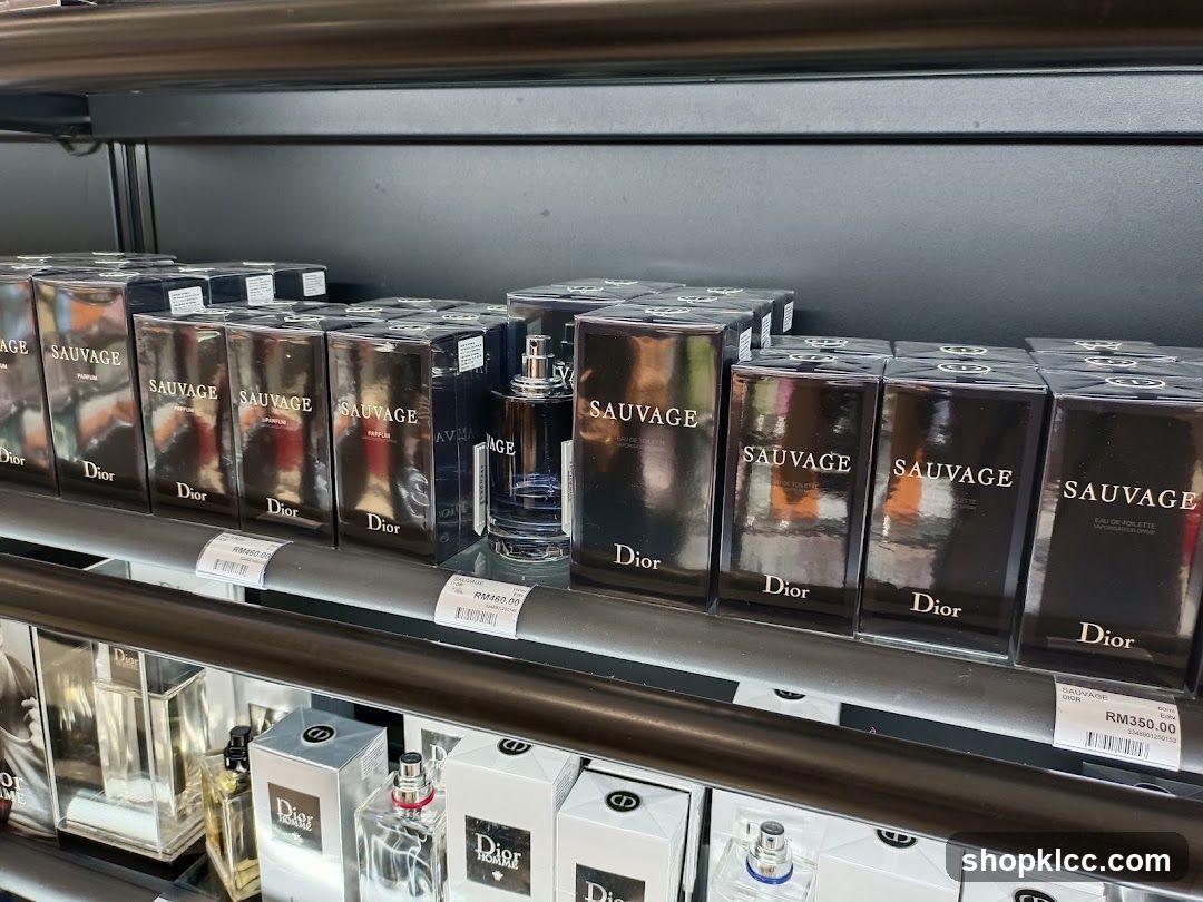 Dior Sauvage Perfume Display