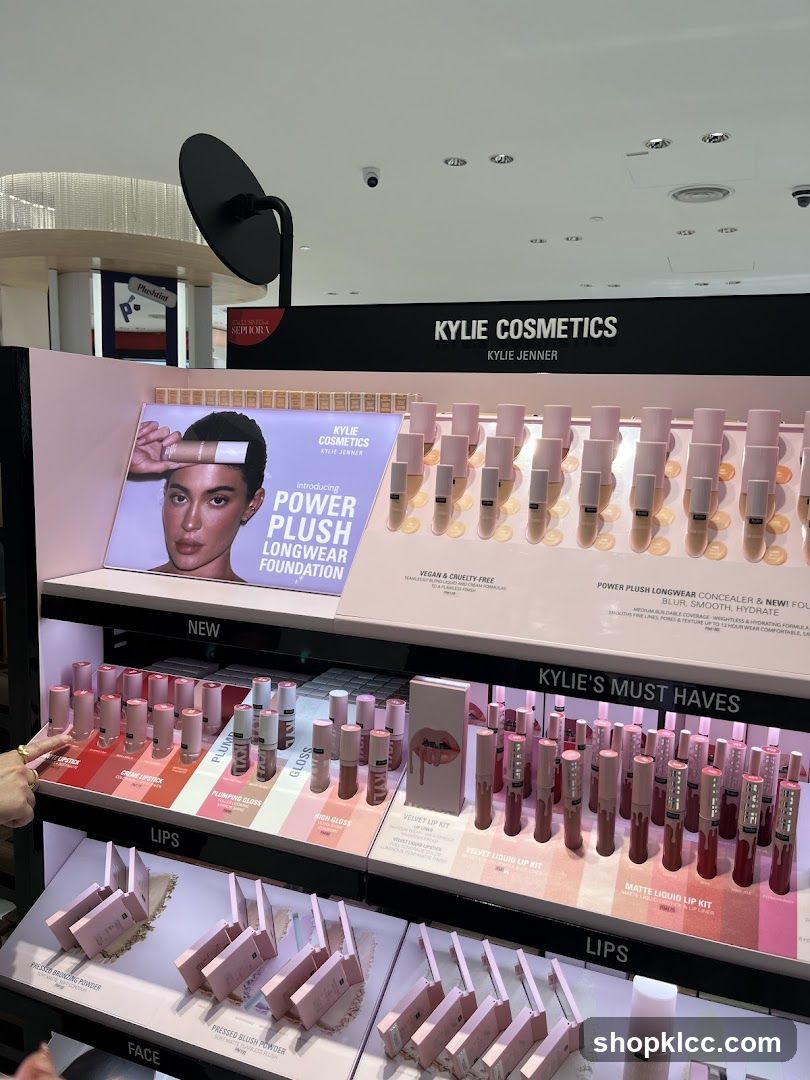 Kylie Cosmetics Display