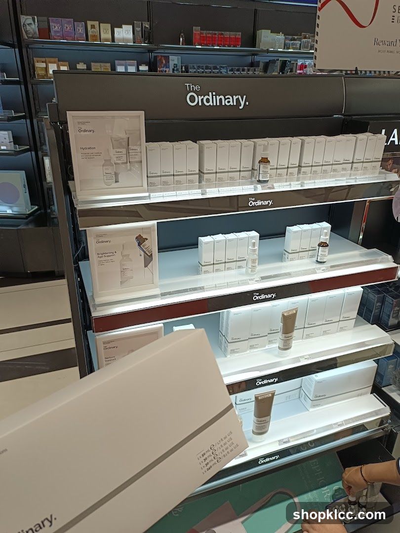 The Ordinary Skincare Display
