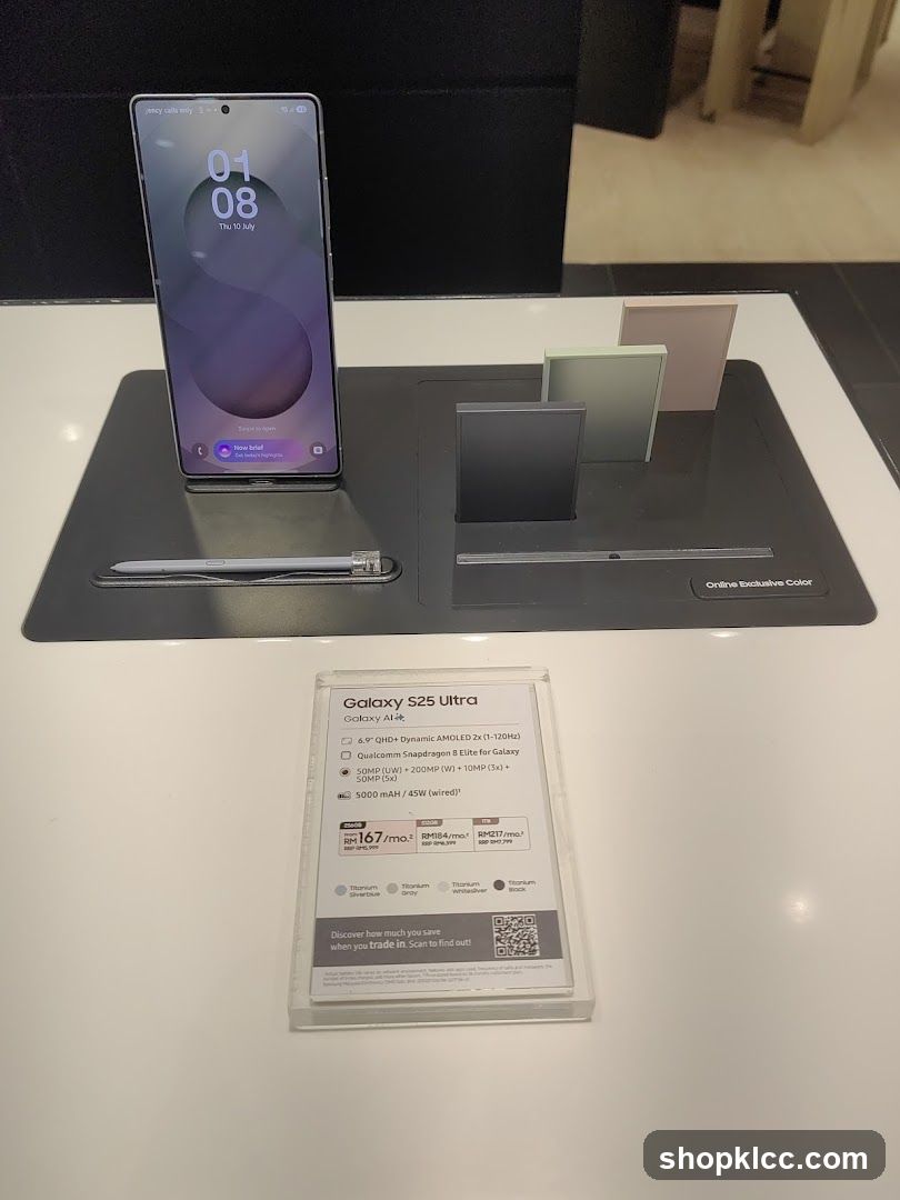 Samsung Galaxy S25 Ultra Display