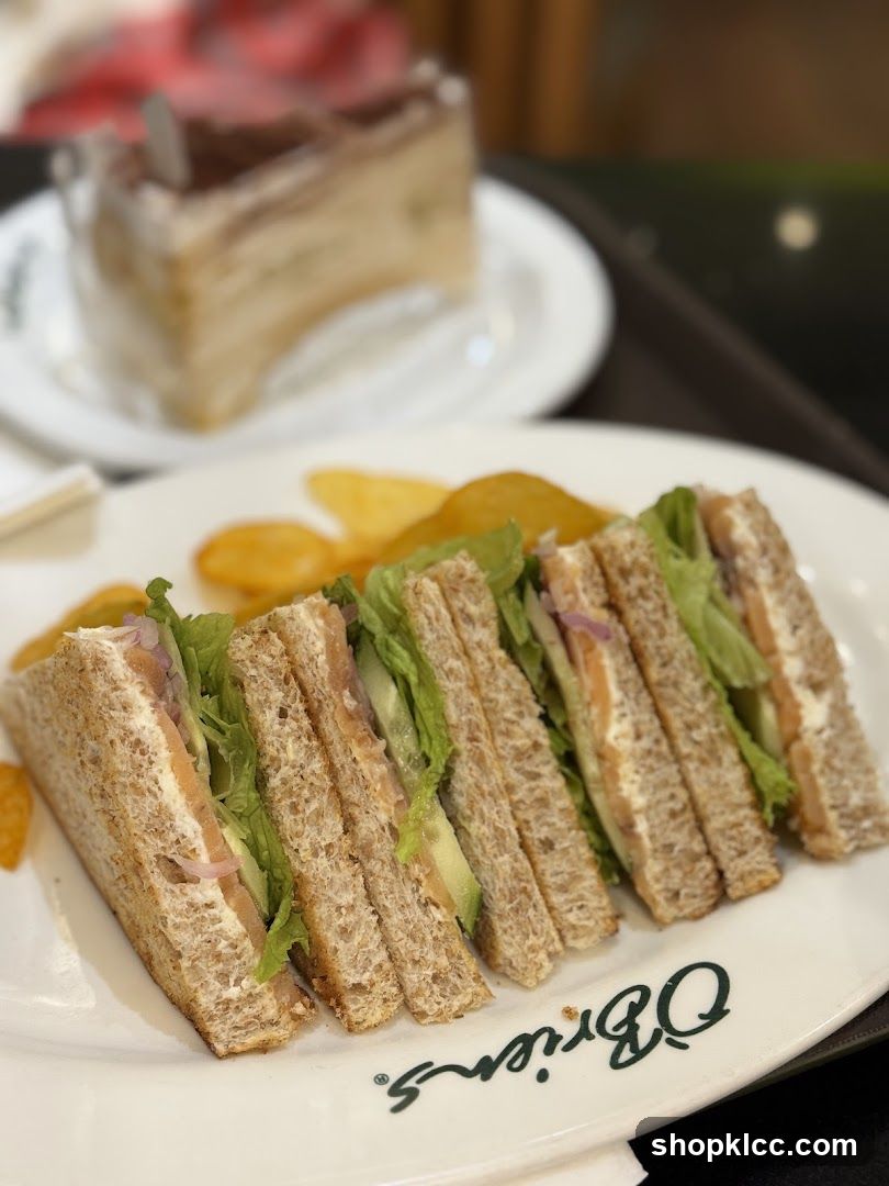 Sandwich and Cake