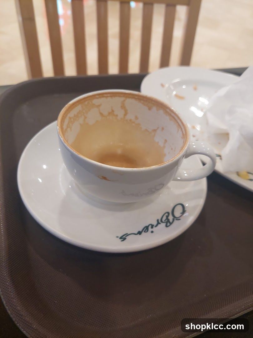 Empty Coffee Cup