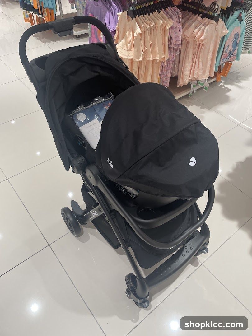 Black Stroller in Store