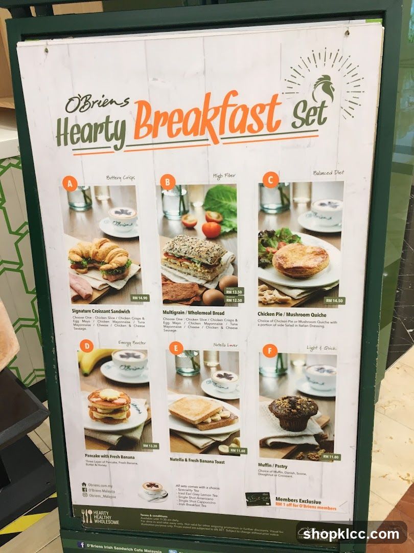 O'Briens Hearty Breakfast Set