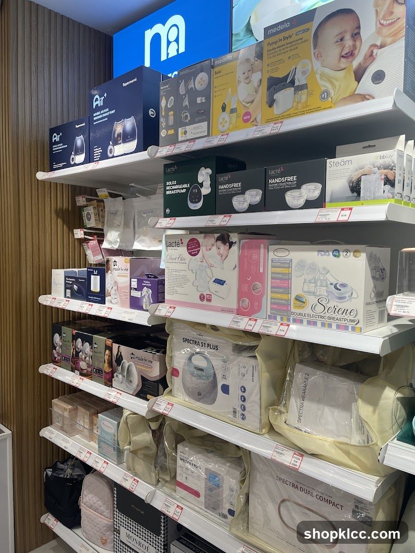 Baby Product Store Shelves