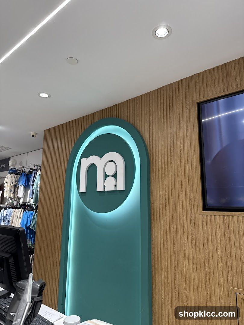 Store Interior with Logo