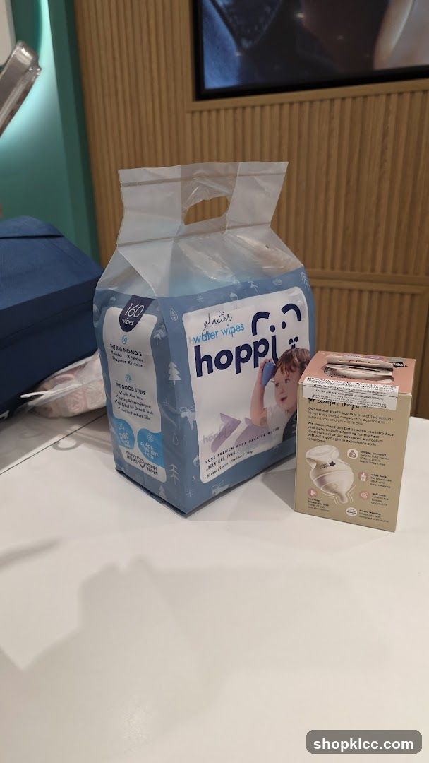 Baby Wipes and Bottle