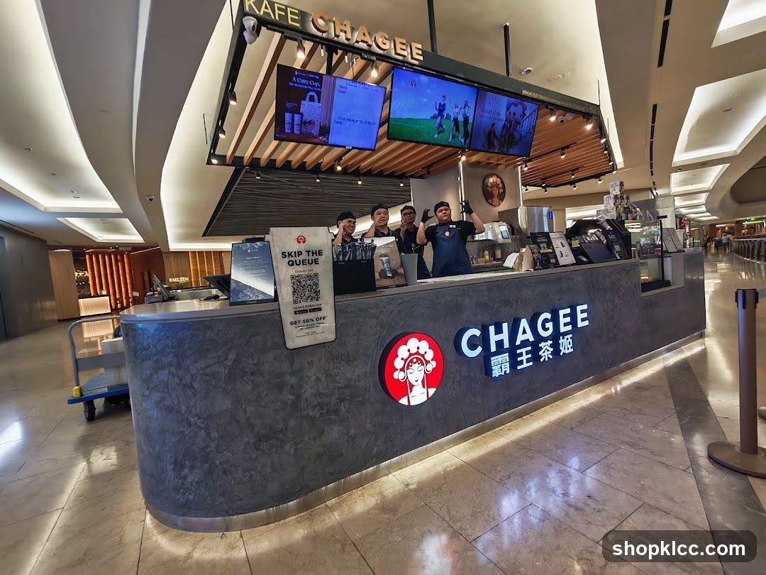 Chagee Cafe Counter