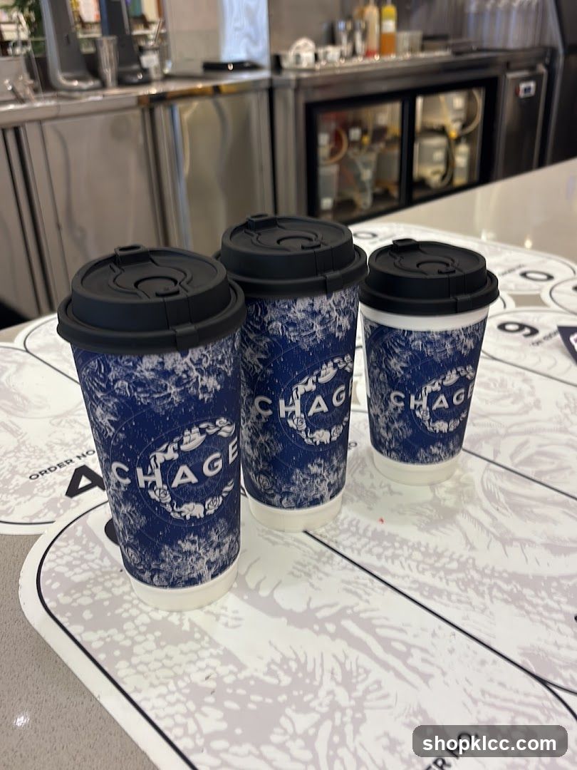 Three coffee cups