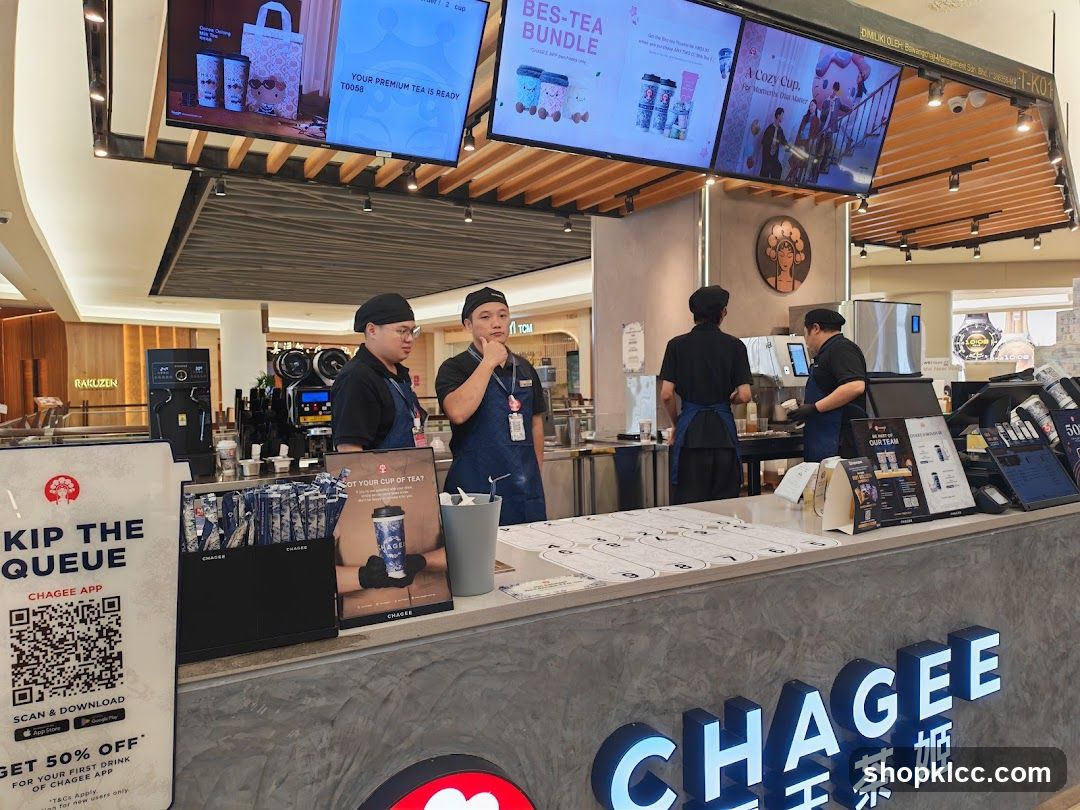 Chagee Tea Shop Counter