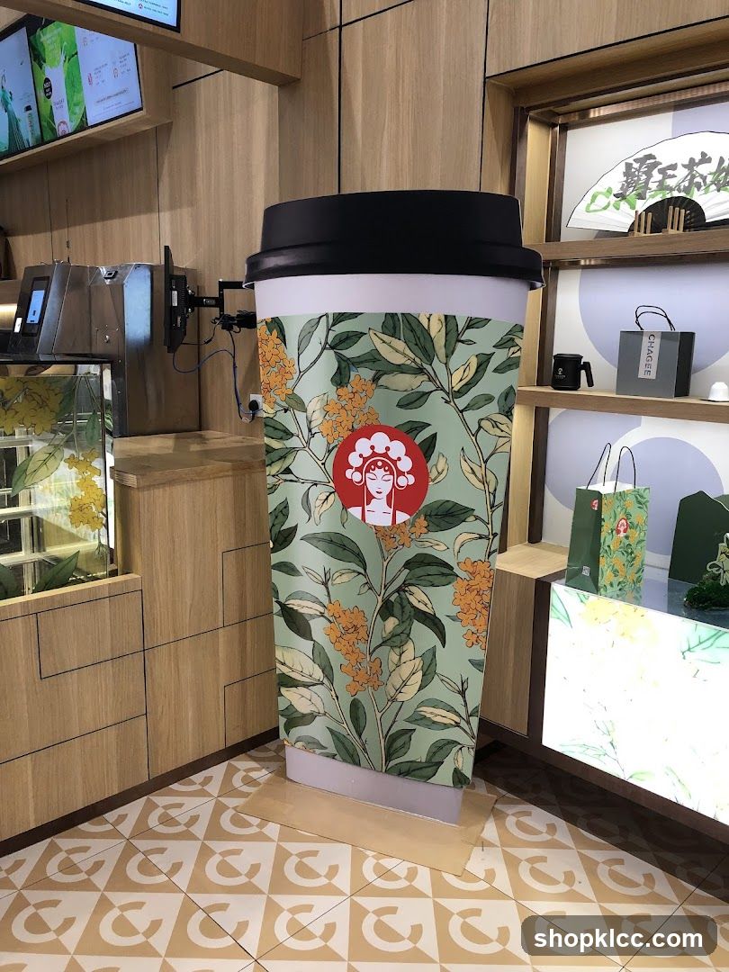 Giant Coffee Cup Display