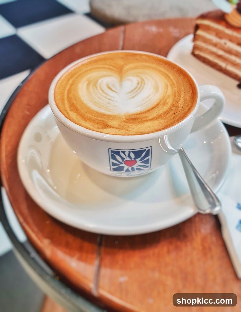 Latte with Heart Art