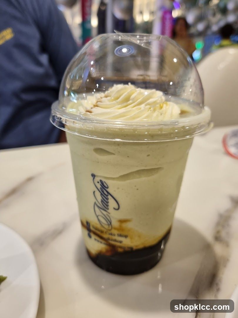 Avocado Frappe with Whipped Cream