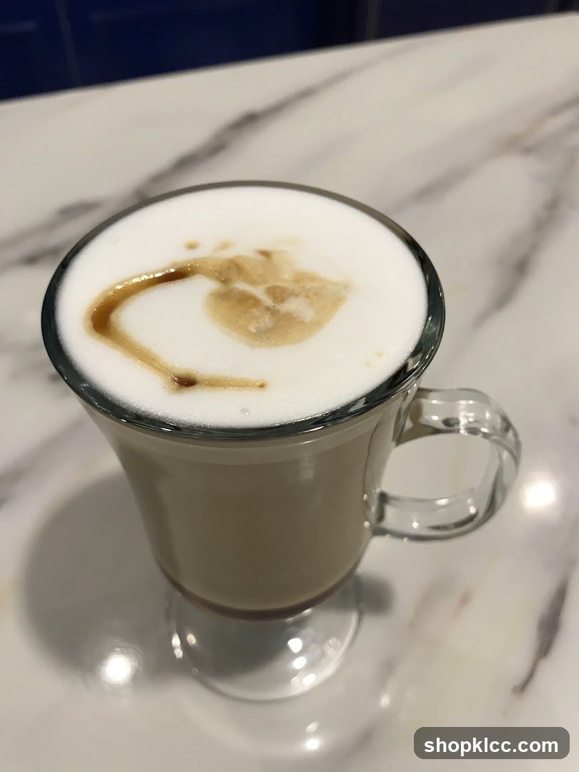 Coffee Drink with Latte Art