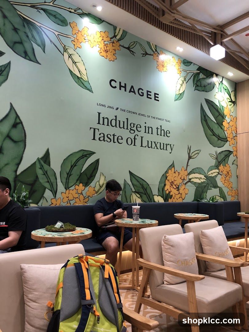 CHAGEE Tea Shop Interior