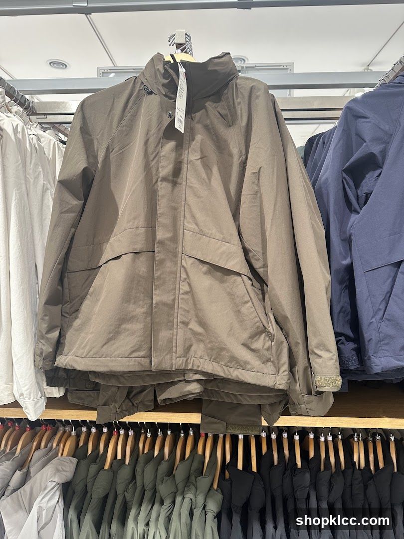 Jackets on display