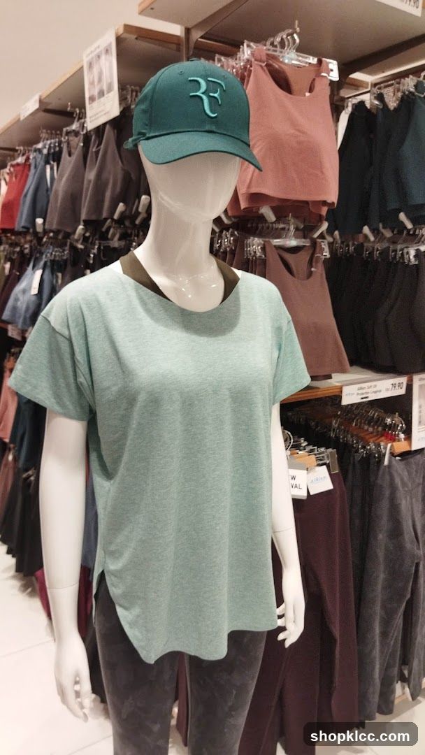 Mannequin wearing athletic wear