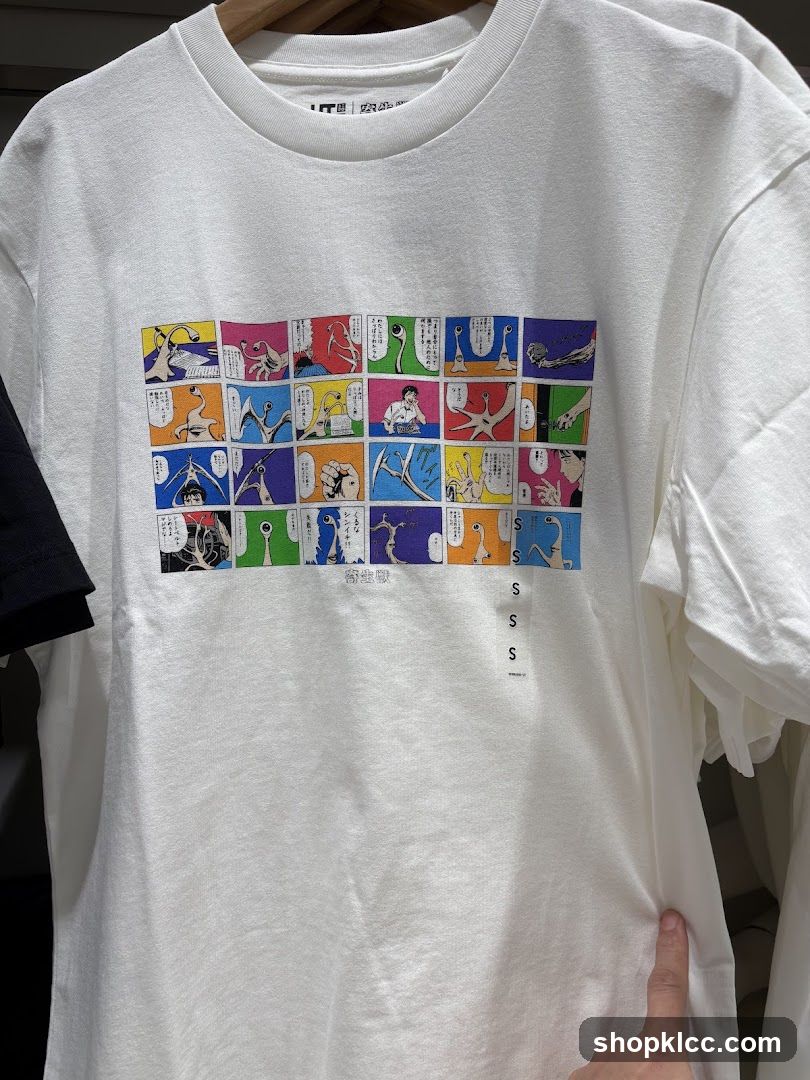 T-shirt with Comic Panel Design