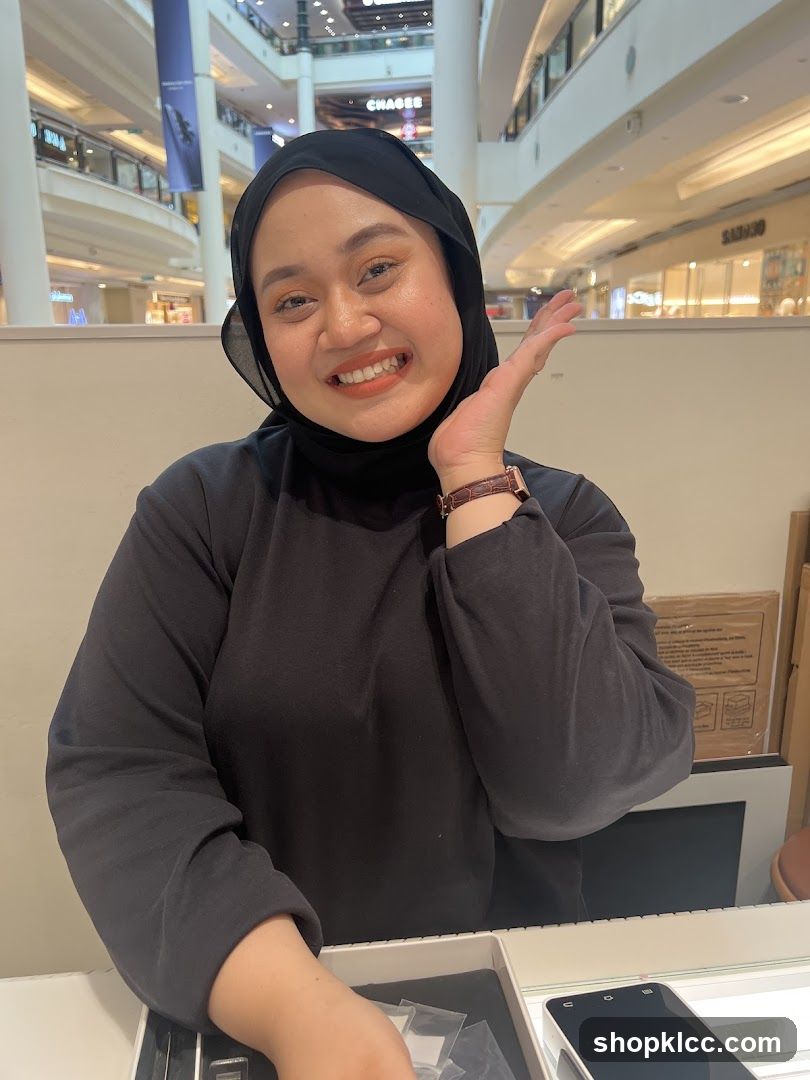 Woman in a mall