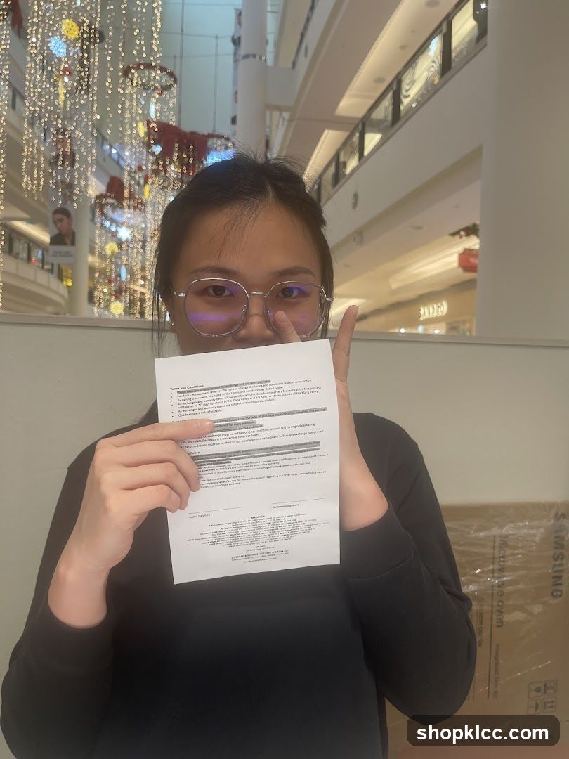 Woman Holding a Document