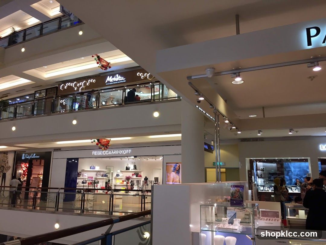 Mall Interior with Shops
