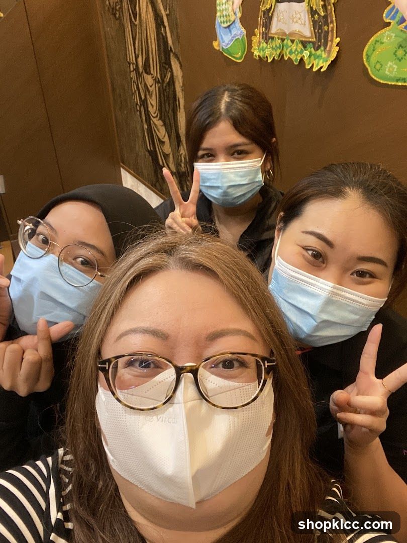 Four women taking a selfie