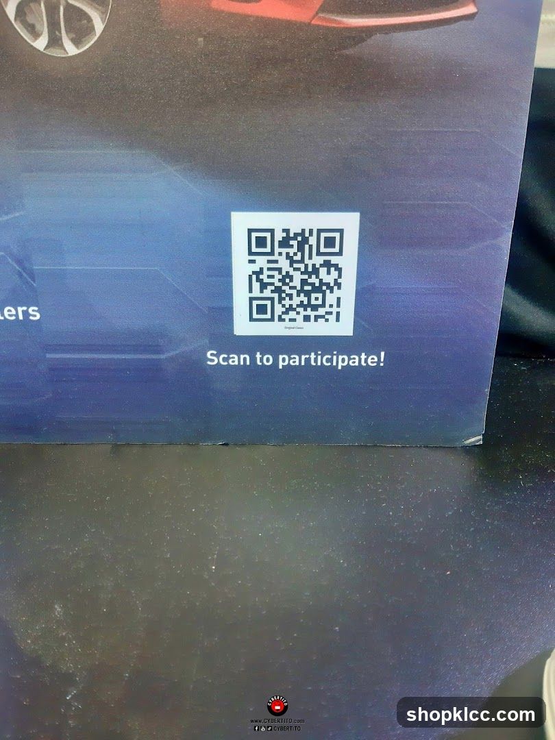 QR Code Participation Poster