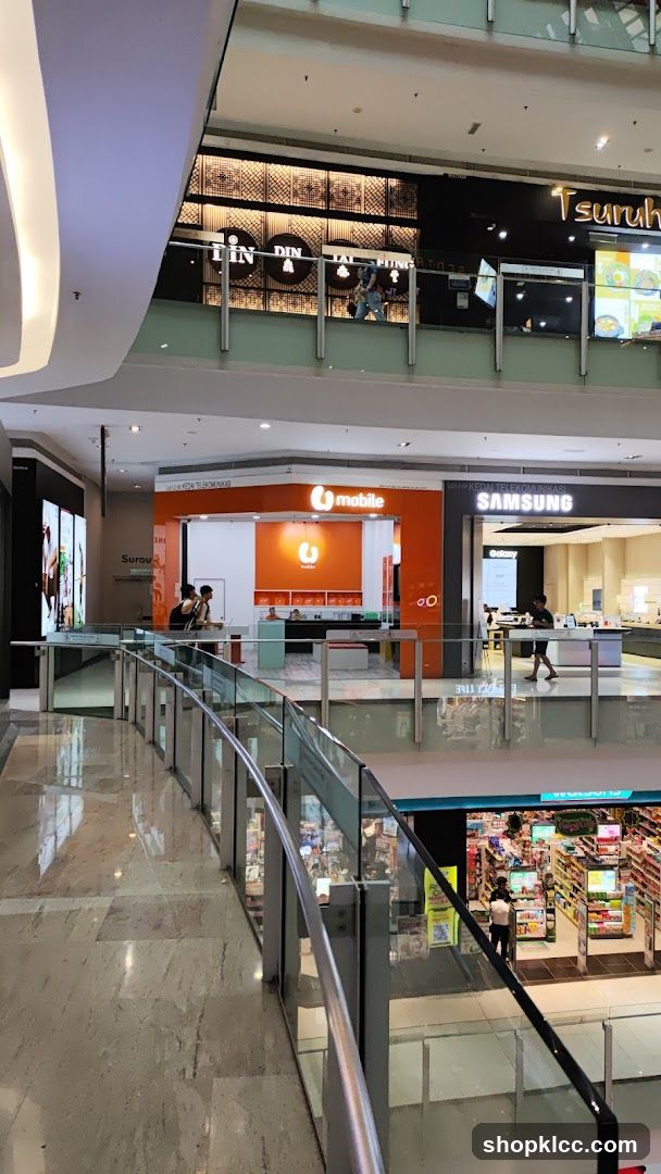 U Mobile and Samsung Stores in a Mall