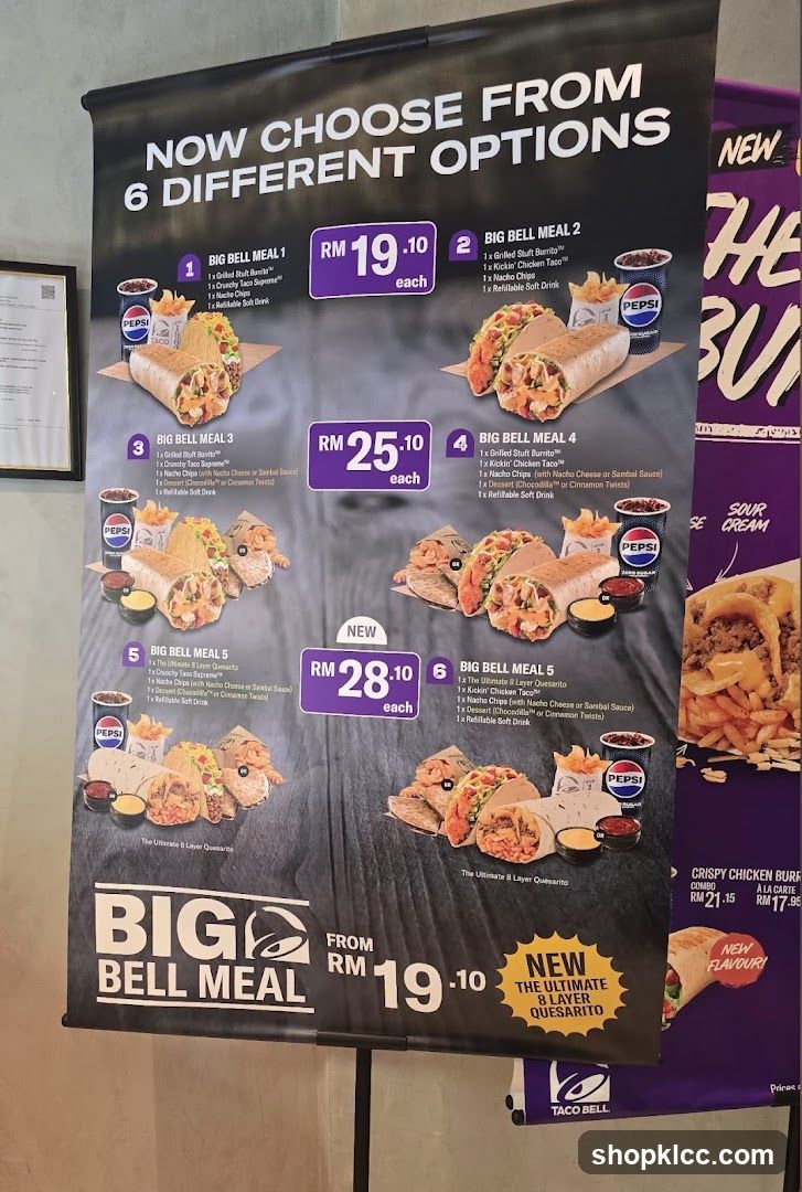 Taco Bell Big Bell Meals