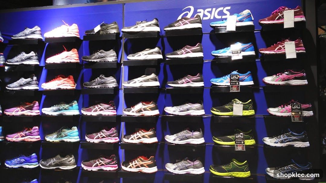 ASICS Shoe Display Wall