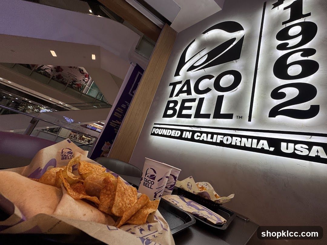 Taco Bell Food and Signage