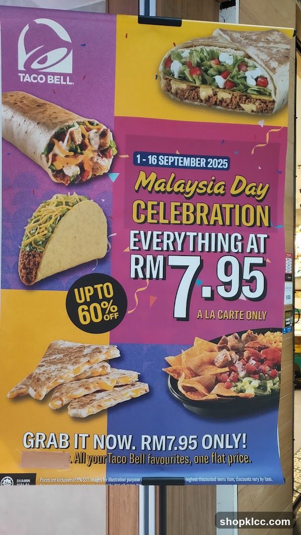 Taco Bell Malaysia Day Celebration Promotion